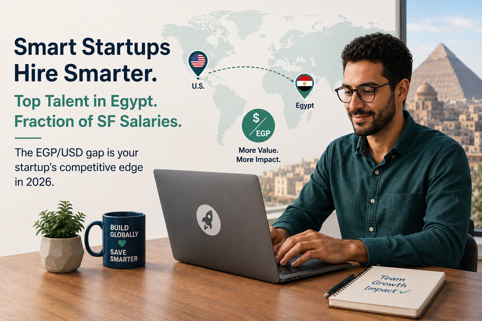 Why Smart U.S. Startups Are Quietly Hiring Egyptian Talent Instead of Paying SF Salaries